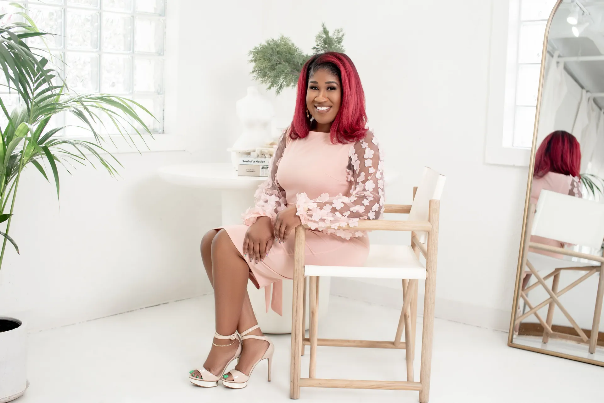 Elizabeth S. Whitmore, Founder and Principal HR Consultant of Wordsmith, in her office